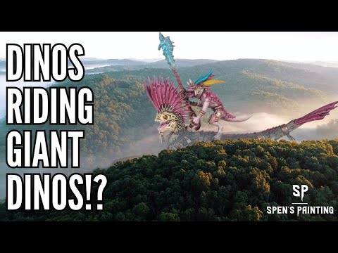 New Seraphon Size Comparison! #warhammer #ageofsigmar #gamesworkshop