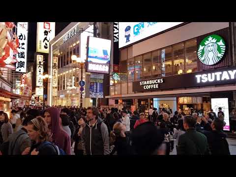 Osaka: Dotonbori - Shinsaibashi-suji junction