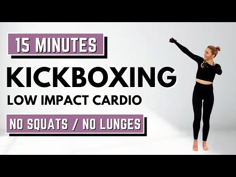 🔥15 Min CARDIO KICKBOXING🔥LOW IMPACT CARDIO for WEIGHT LOSS🔥KNEE FRIENDLY🔥NO JUMPING🔥