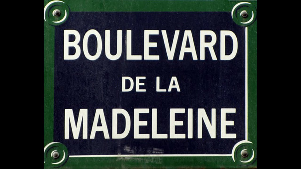 Boulevard de la Madeleine Paris Arrondissement 1er, 8e, 9e