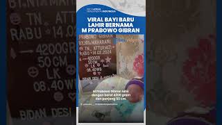 Viral Potret Bayi di Sumsel Bernama M Prabowo Gibran, Lahir Tepat saat Pemungutan Suara Pemilu 2024