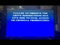 Blue Magnavision Home Video Warning Scroll And Format 2000 Screen