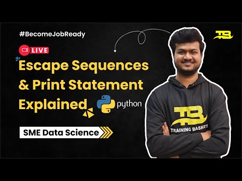 Escape Sequences Print Statement Explained Python Beginners Tutorials Training Basket