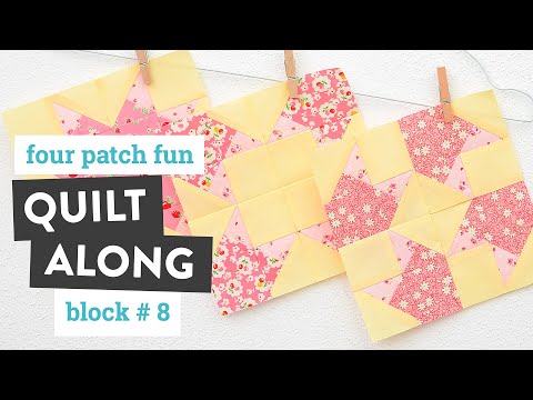 Four Patch Fun Sampler Quilt - Block #8