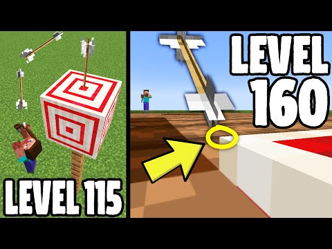 Minecraft ONE PIXEL Trick Shots (Level 100 To Level 200)