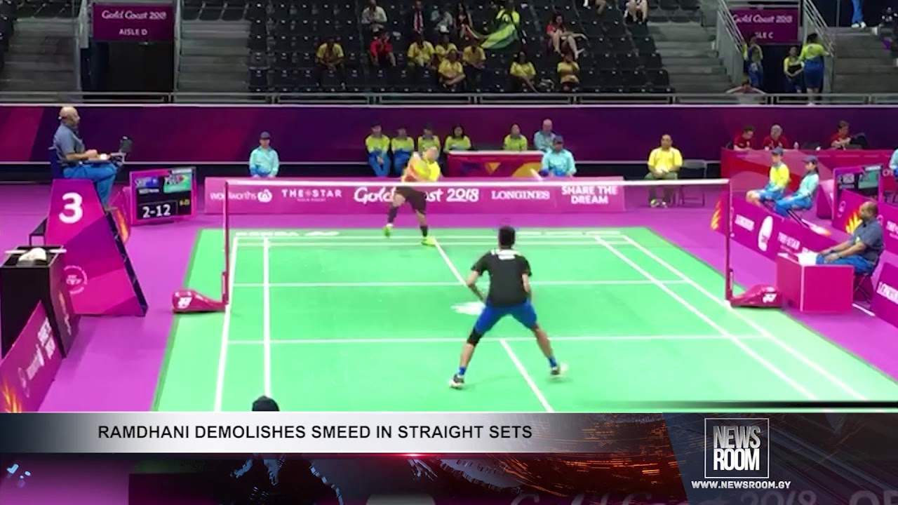 RAMDHANI DEMOLISHES SMEED IN STRAIGHT SETS