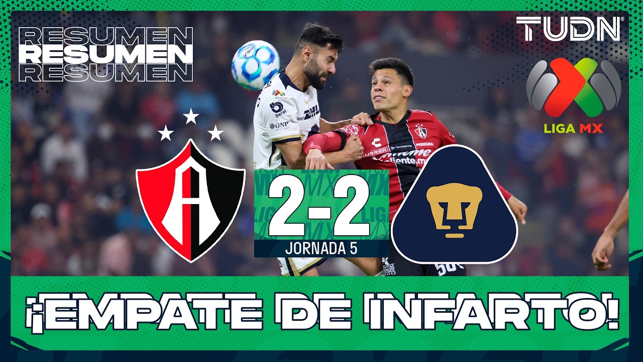 Atlas vs Pumas UNAM Highlights