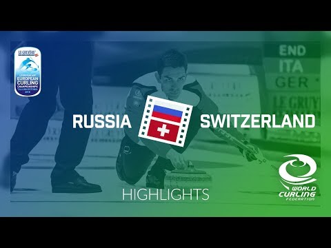 HIGHLIGHTS: Russia v Switzerland - Men - Le Gruyère AOP European Curling Championships 2018