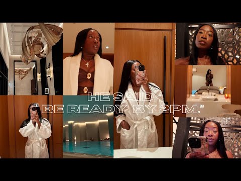 Spa Day VLOG | He said  "GET READY AT 2PM" , Luxury Facials, Lunch,  Massages & a Self Care day.