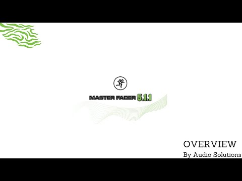 Master Fader 5 (Dynamic processing, Aux Groups and Pre/Post Fader settings) Part 3