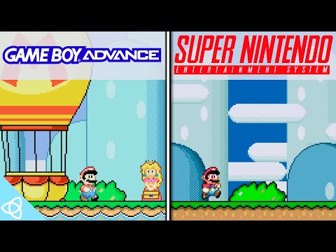 Super Mario World - SNES vs. GBA | Side by Side