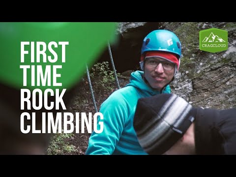 This guy when rock climbing for the first time!