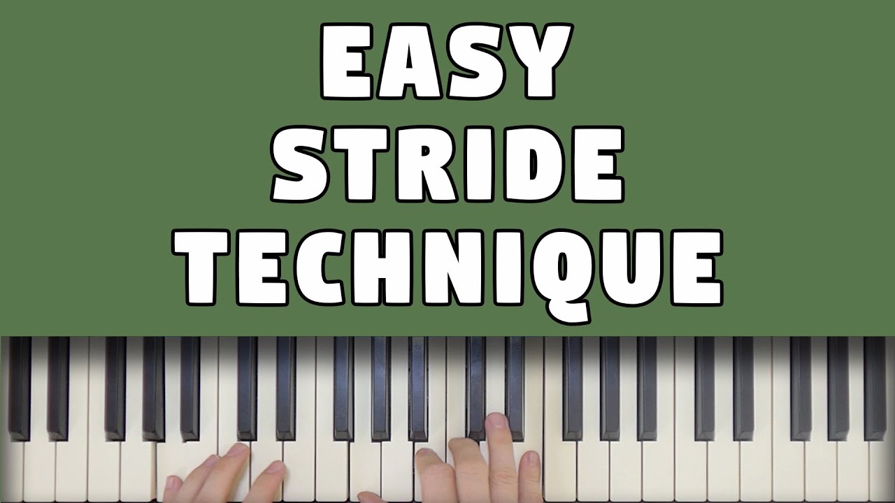 The Simple Stride Technique You Should Really Know – PianoPig