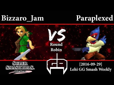 [2016-09-29] Melee - Bizzaro_Jam (Young Link, Roy) vs Paraplexed (Falco)