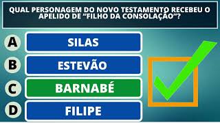 25 PERGUNTAS E RESPOSTAS SOBRE A BÍBLIA NÍVEL MÉDIO - QUIZ BÍBLICO