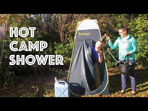 Our Camp Shower System — Portable, HOT & Private!