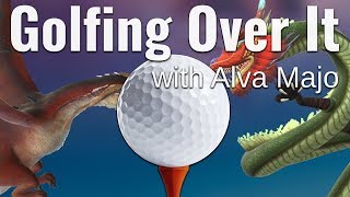 Первое прохождение до спидрана // Golfing Over It with Alva Majo