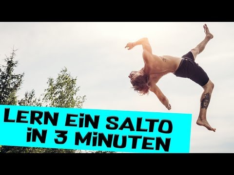Backflip lernen 💪 (Rückwärtssalto) in 3 Minuten