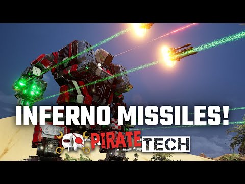 Inferno Missiles are AWESOME - Mechwarrior 5: Mercenaries DLC Heroes of the Inner Sphere Modded 2