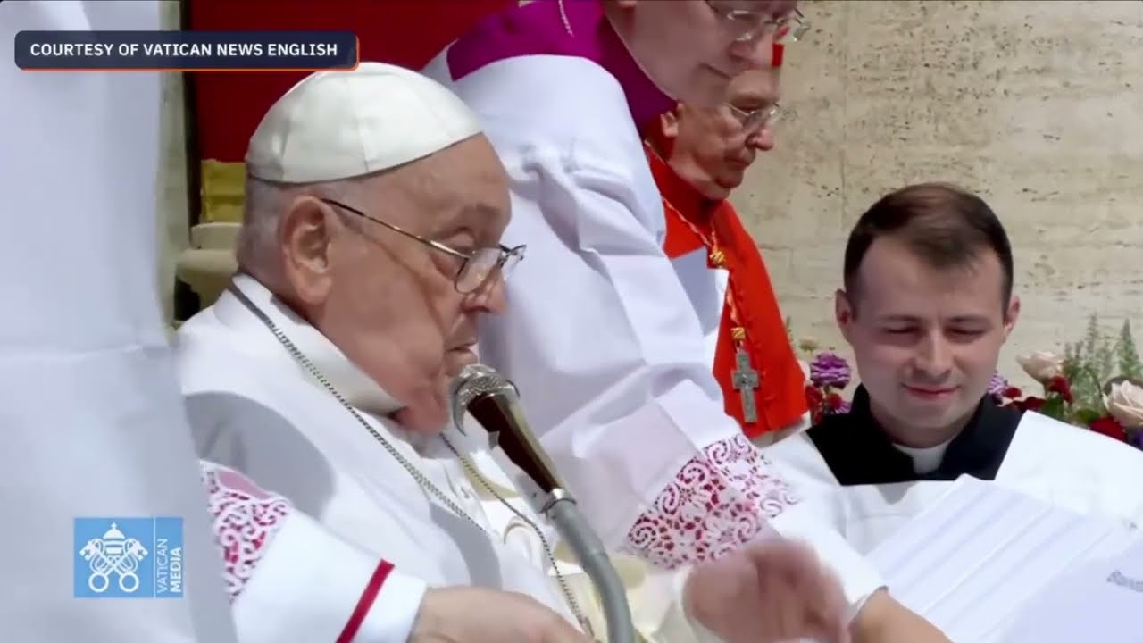 Pope Francis gives ‘Urbi et Orbi’ blessing on Easter Sunday 2025