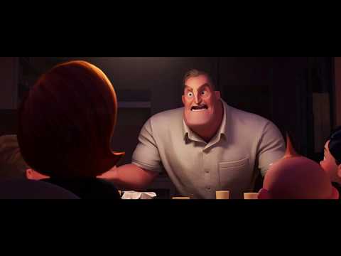 Incredibles 2 (2018) - Dinner Scene (2/10) | Cartoon Clips