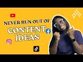 5 WAYS TO GENERATE ENDLESS CONTENT IDEAS AS A SOCIAL MEDIA MANAGER