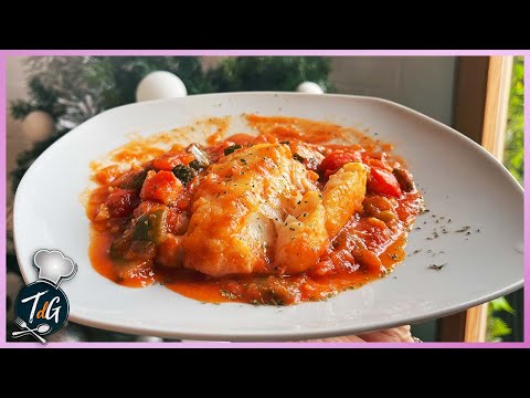 La MEJOR forma de cocinar BACALAO, listo en 10 minutos