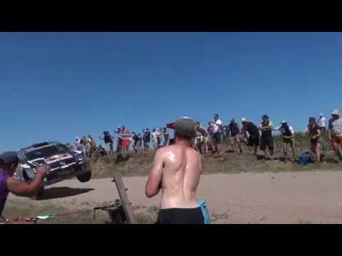 WRC Rally Poland VW Polo Helicopter Rajd Polski