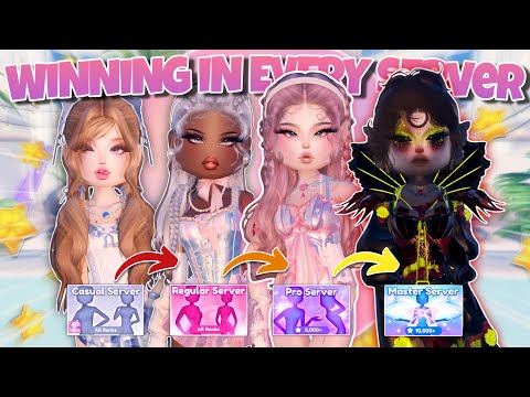 CANT Stop Playing Until I *WIN* In EVERY Server Type In Dress To Impress!! (Roblox)