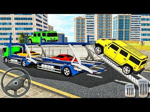 Offroad Car Transporter - Car Parking Trailer Truck - Android GamePlay