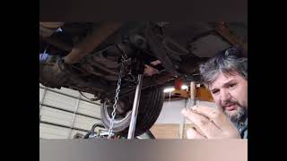 2008 Cadillac Escalade gas tank removal part 1