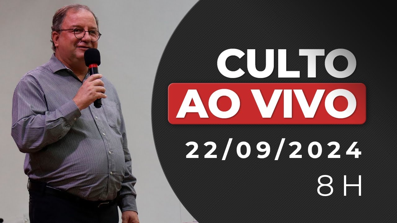 Culto das 8h | 22/09/24 |  AO VIVO - Igreja Presbiteriana de Pinheiros | Pr. Arival Dias Casimiro