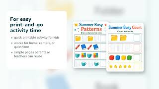 Home Summer Busy Pages | Summer Busy Pages for Kids | Printable PDF | Etsy | 20