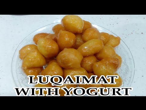 LUQAIMAT WITH YOGURT #subscribe #support #iftarrecipe