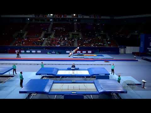 SHOSTAK Aliaksei (USA) M - 2022 Trampoline Worlds, Sofia (BUL) - Q2 Trampoline