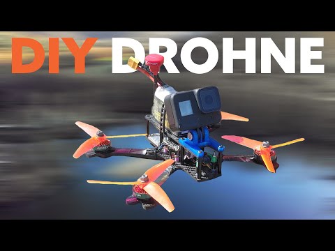 Selbstgebaute FPV-Drohne für knapp 400 € vs. Profi-Drohne