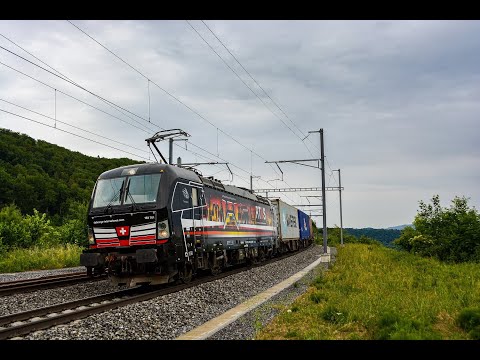 Bözberg Bahnverkehr am 31.05.22 – "Re460 "175 Jahre", Re484 Chemoil, WRS Ae1042, 193 RT&S, Ellorean"