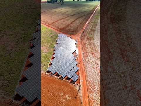 Usina Fotovoltaica em Palmeiras de Goiás #goias #energiasolar