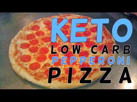 KETO Low Carb Pepperoni Pizza