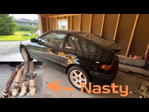 New Part for The Honda Crx! New 4-2-1 manifold.