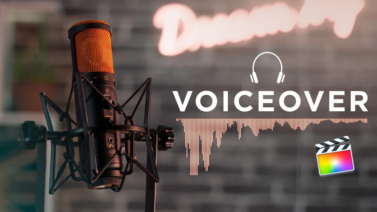 YouTube Video about record voice over tutorial