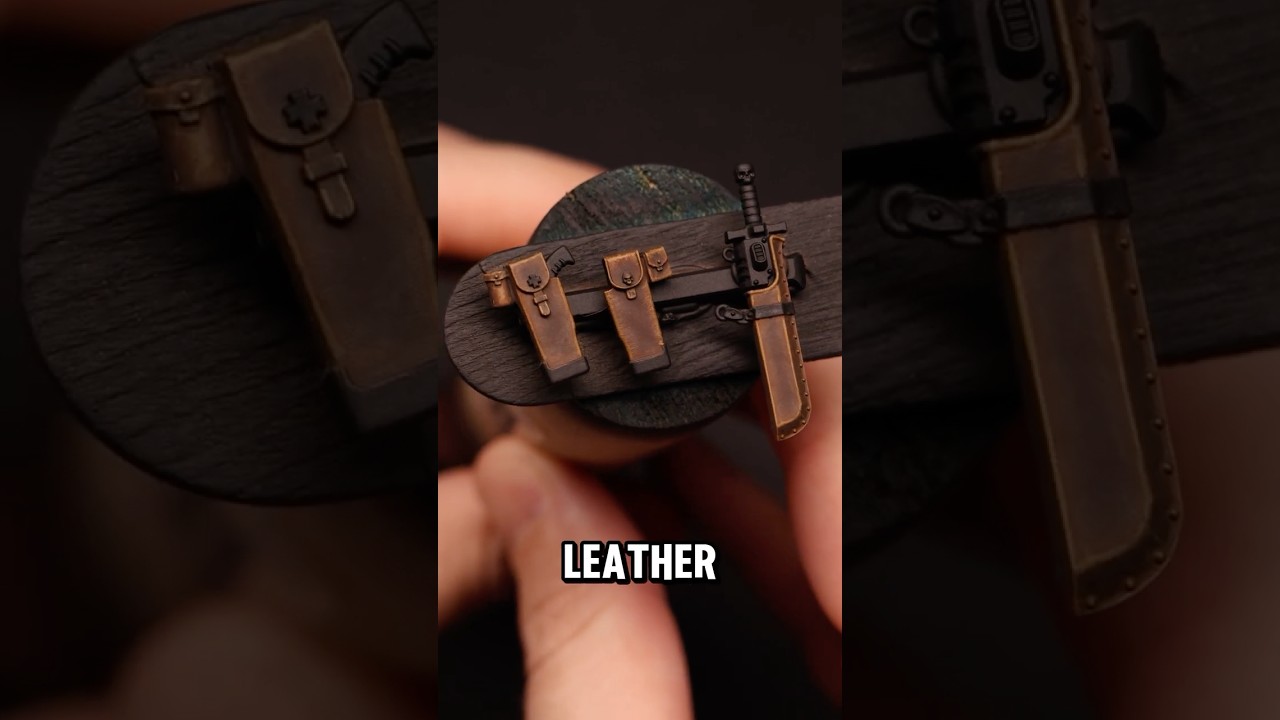 Can we achieve a DECENT Warhammer miniature painting leather effect with 3 colors?
