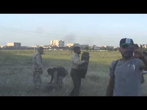 استهداف مقرات النظام داخل مطار النيرب العسكري بواسطة قذائف الهاون من قبل الجبهة الشمالية