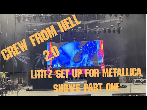 PANTERA CREW setting up at LITITZ SET UP FOR METALLICA SHOWS/CREW FROM HELL 2.0 EPISODE #2