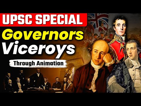 Modern Indian History - Governor General & Viceroys | Smart Revision with Animation |  PWOnlyIAS