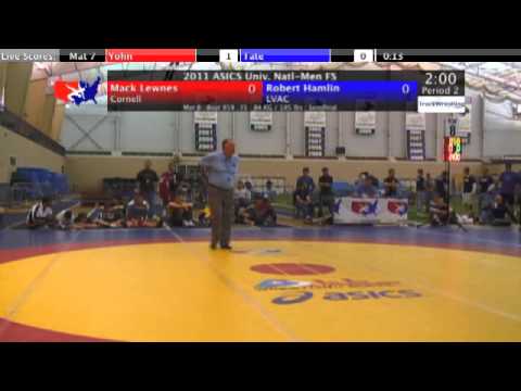 University Freestyle Semifinal 84kg - Mack Lewnes vs. Robert Hamlin