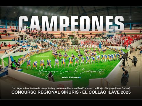 ZAMPOÑADA YUNGUYO 1er. LUGAR - CONCURSO DE SIKURIS EL COLLAO ILAVE 2025