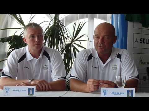 Lőrincz Emil ZTE fc vezetőedzője sajtótájékoztatón