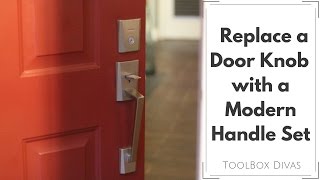 How To Replace a Door Knob for a Handle Set