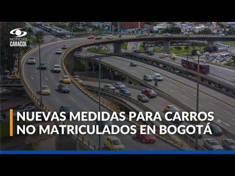Nuevas medidas de movilidad en Bogotá: así será el pico y placa para carros no matriculados en 2026